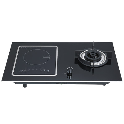 Gas and Electric Hob Hybrid | Built-in Stove Manufacturer | Gas and Induction 2 in 1 Combination Hob | QB618