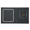 Gas Stove with Induction Supplier | 2 Burner Hybrid Gas&induction Hob | OEM Stove Supplier | QB625