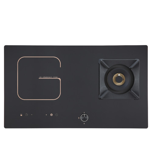 Hybrid Cooktop Manufacturer | Built-in 1 Gas Burner&1 Ceramic Burner Combination Cooktop Hob | QB627