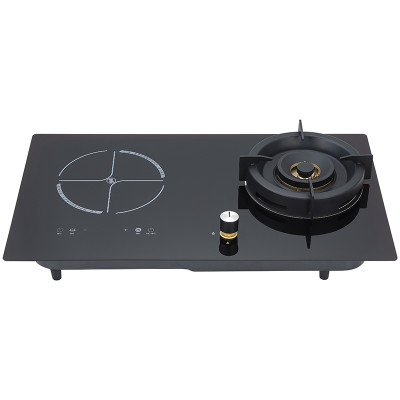 Household Ceramic Touch Control Gas&Electric Induction Hob | Combination Cooktop Factory | QB631