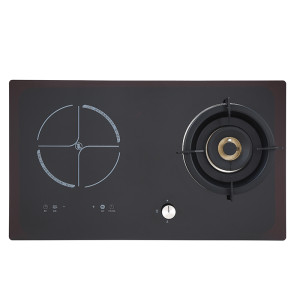 Household Ceramic Touch Control Gas&Electric Induction Hob | Combination Cooktop Factory | QB631