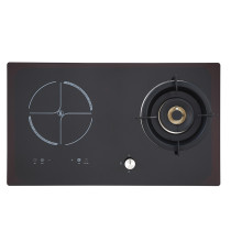 Household Ceramic Touch Control Gas&Electric Induction Hob | Combination Cooktop Factory | QB631