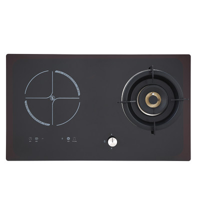 Household Ceramic Touch Control Gas&Electric Induction Hob | Combination Cooktop Factory | QB631