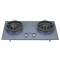 Built in 2 Burner Gas Stove | Original Stone Panel Glass | with Cast Iron Pan Support | B730