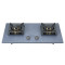2 Burner Gas Hob Manufacturer | Big Original Stone Panel | Built in Gas Stove top | B740