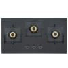 Chinese Supplier 3 Burner 36 Gas Stove Top | Black Tempered Glass Gas Hob | P-396
