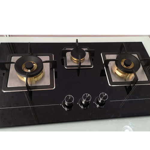 Customized Built-in 2 Burner Tempered Glass Gas Hob | OEM & ODM Manufacturer | B26(Copper Base)