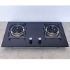 High Quality | Home Appliances 2 Burner Gas Cooker | Beveled Edges | Black Glass Stove | L50
