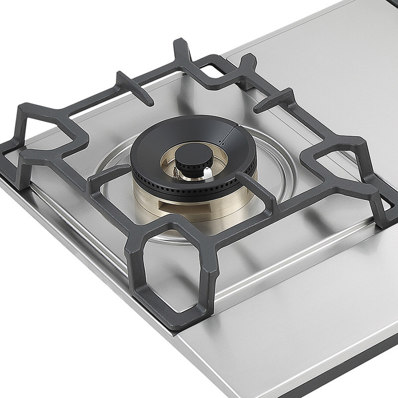 Bousit 2 Burner Stainless Steel Gas Stove G861