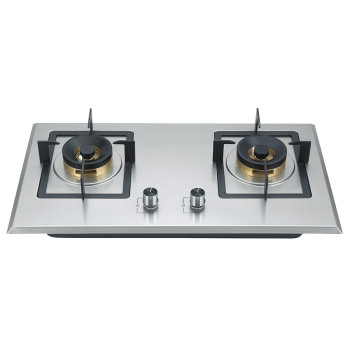 Stainless Steel 2 Burner Gas Stove | for Wholesale&Custom Orders | GFT2(Copper Base)