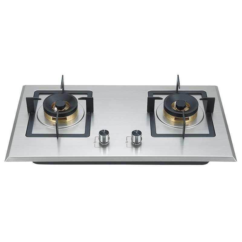 Stainless Steel 2 Burner Gas Stove | for Wholesale&Custom Orders | GFT2(Copper Base)