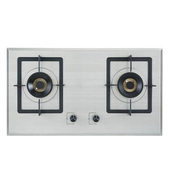 Stainless Steel 2 Burner Gas Stove | for Wholesale&Custom Orders | GFT2(Copper Base)