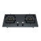 Premium 2 Burner Gas Stove in Black Glass | Gas Hob Manufacturer for Wholesale Partners | B631