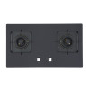 Premium 2 Burner Gas Stove in Black Glass | Gas Hob Manufacturer for Wholesale Partners | B631