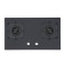 Premium 2 Burner Gas Stove in Black Glass | Gas Hob Manufacturer for Wholesale Partners | B631