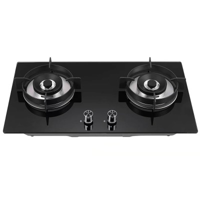 Customized Built-in 2 Burner Glass Gas Hob | Wholesale LPG Gas Stove | L39A