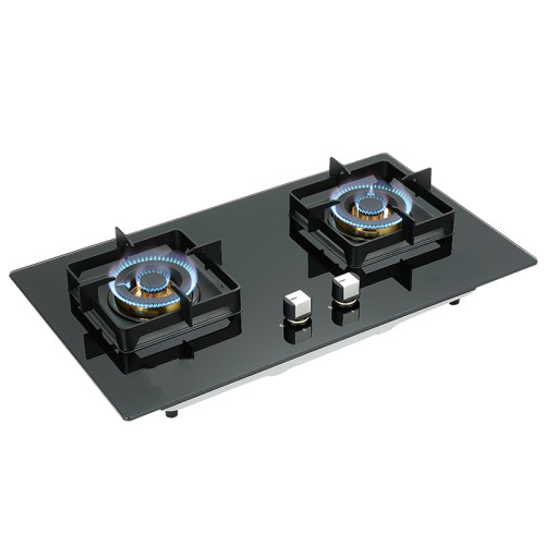 Wholesale&Customized 2 Burner Table Top Gas Hob Glass | Table Top Gas Cooker | B361