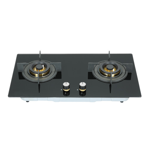 Double Burner Glass Table Cooktop | Gas Stove for Sale | China Gas Hob Factory | B312T