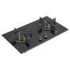2 Burners Gas Stove On Glass | Built-in Gas Hob With Safety Device | B360D