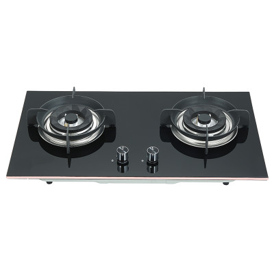 Double Burner Stove Glass Top | Built-in Gas Hob Manufacturer | B319