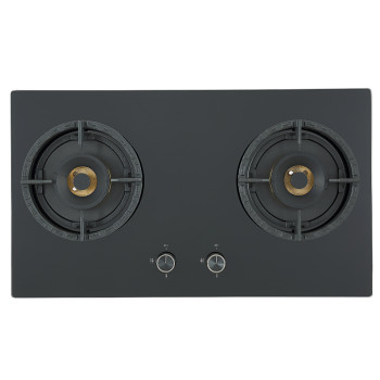 LPG&Natural Gas Stove | 2 Burner Glass Cooking Stove | Gas Cooktop Wholesaler | B630(Cast Iron)