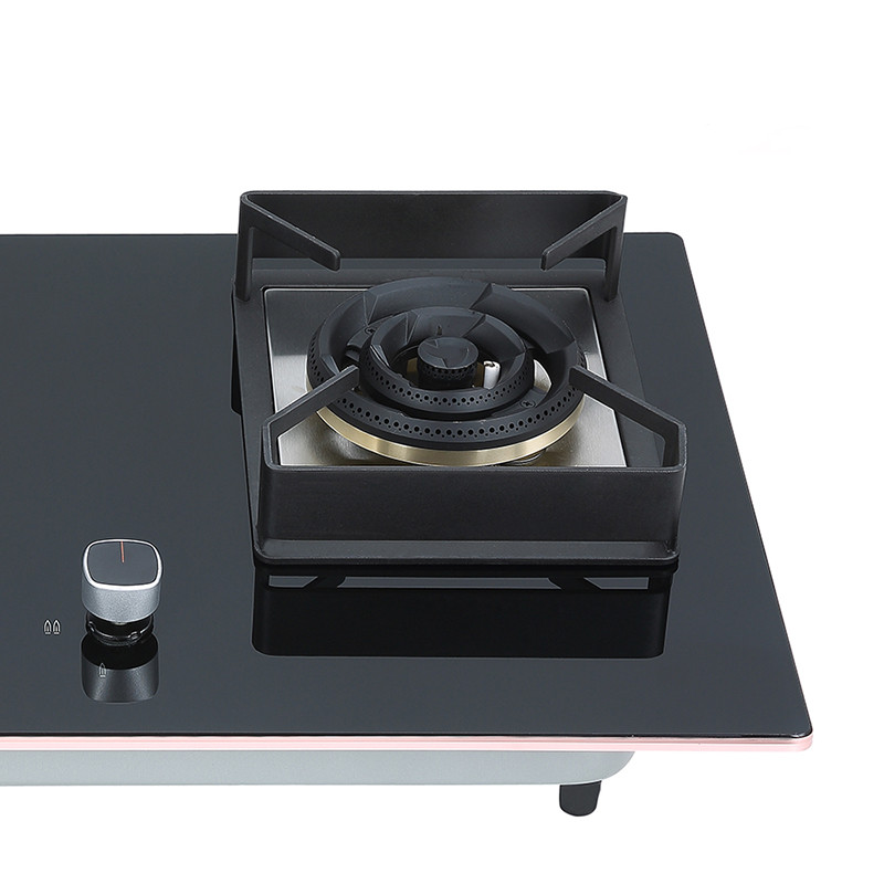 Bousit 2 Burner Tempered Glass Gas Stove BA606