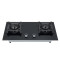 30 inch 2 Burner Gas Hob | Black Glass Top Cooker | 6mm Thicknesses | BA603