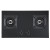 30 inch 2 Burner Gas Hob | Black Glass Top Cooker | 6mm Thicknesses | BA603
