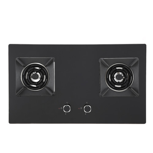 OEM&ODM Professional | Gas Cooktops Manufacturer | Two Burner Tempered Glass| Gas Cooker Wholesale | BA602