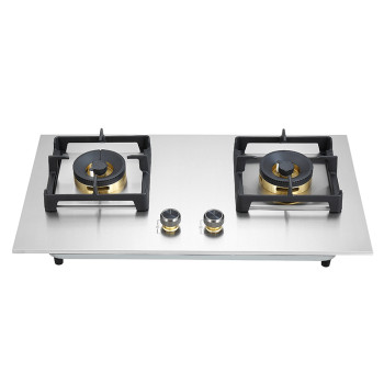 Customized Stainless Steel Gas Stove | Double Burner Gas Cooker for Wholesale | BG03