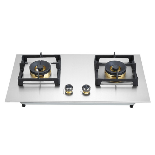 Customized Stainless Steel Gas Cooking Stove | Double Burner Gas Cooker for Wholesale | BG03