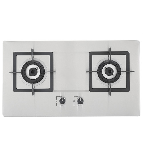 Double Burner Gas Stove Top Stainless Steel | LPG & Natural Gas Stoves Kitchenware Wholesale | G301