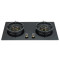 Wholesale 2 Burner Gas Stove | Tempered Black Glass Top | NG/LPG | Household Gas Stove  | B328
