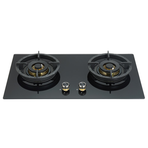 Wholesale 2 Burner Gas Stove | Tempered Black Glass Top | NG/LPG | Household Gas Stove  | B328