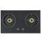 Wholesale 2 Burner Gas Stove | Tempered Black Glass Top | NG/LPG | Household Gas Stove  | B328
