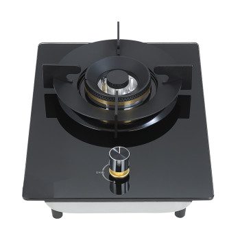 Single Burner Wholesale Gas Hob | Tempered Black Glass | Home Cooking Gas Cooktop | DB05