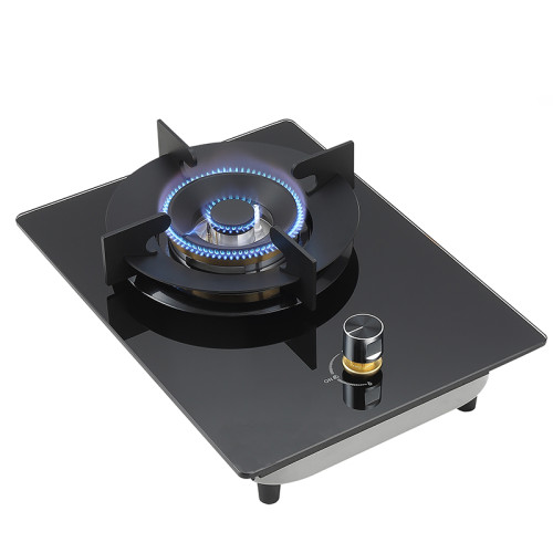 Single Burner Wholesale Gas Hob | Tempered Black Glass | Home Cooking Gas Cooktop| DB05