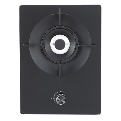 Single Burner Wholesale Gas Hob | Tempered Black Glass | Home Cooking Gas Cooktop | DB05