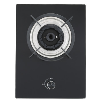 1 Burner Gas Stove | Black Glass | for Kitchen Cooking | Gas Stove Manufacturer | DB07