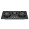 3 Burner Gas Stove Top | Built in Black Glass | Wholesale & Customized Gas Hob | B705