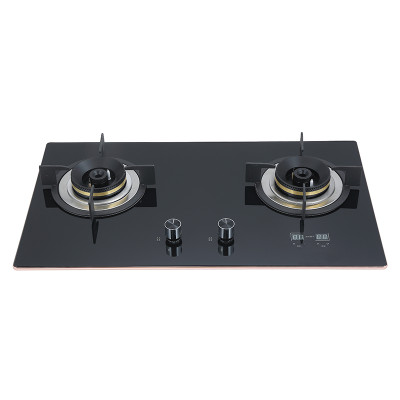 Double Burner Gas Cooker | with Safety Device | Tempered Glass Gas Cooker | BA608D