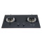 Double Burner Gas Cooker | with Safety Device | Tempered Glass Gas Cooker | BA608D