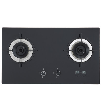 Double Burner Gas Cooker | with Safety Device | Tempered Glass Gas Cooker | BA608D