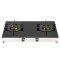 China Factory 2 Burner Gas Stove |  Black Glass Table Top | Hot Sale Gas Cooktop | T710
