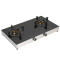 China Factory 2 Burner Gas Stove |  Black Glass Table Top | Hot Sale Gas Cooktop | T710