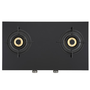 Portable 2 Burner Tabletop Gas Stove Supplier | Glass Cooktop T710