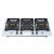 960mm White Tempered Glass 4 Burner Gas Stove Range | Gas Cooker with Built-in Timer | B905（White）