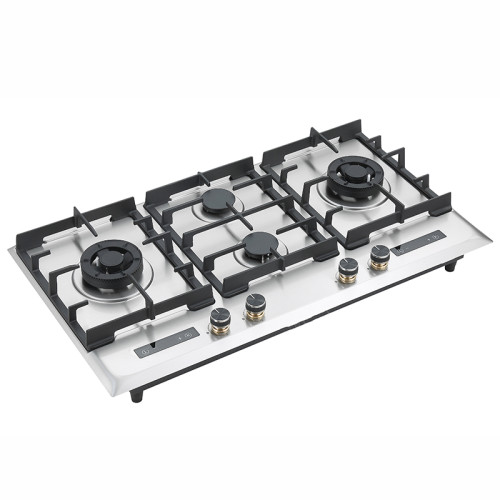 960mm Stainless Steel Panel Gas Stove | 4 Burners Built in Gas Cooktop with FFD | B23-B