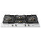 38 inch Household North American | 4 Burners White Tempered Glass Gas Range Stove | B9064(White)