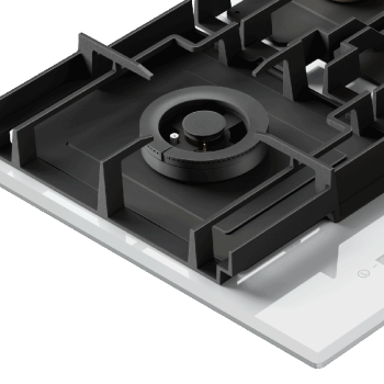 China Factory Built-in 4 Burner Gas Countertop Stove | OEM/ODM Manufacturer | B9074(White)